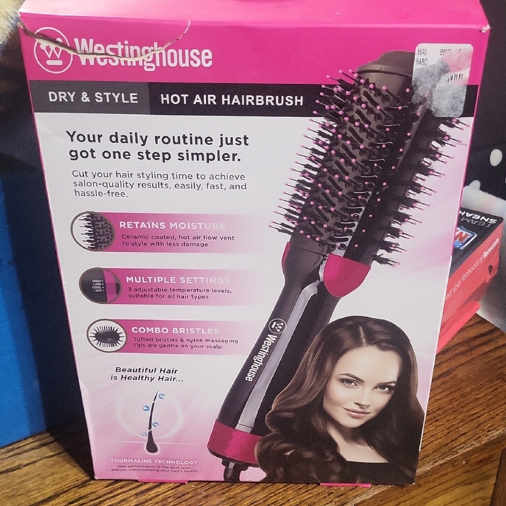 Hot Air Hairbrush New In Box